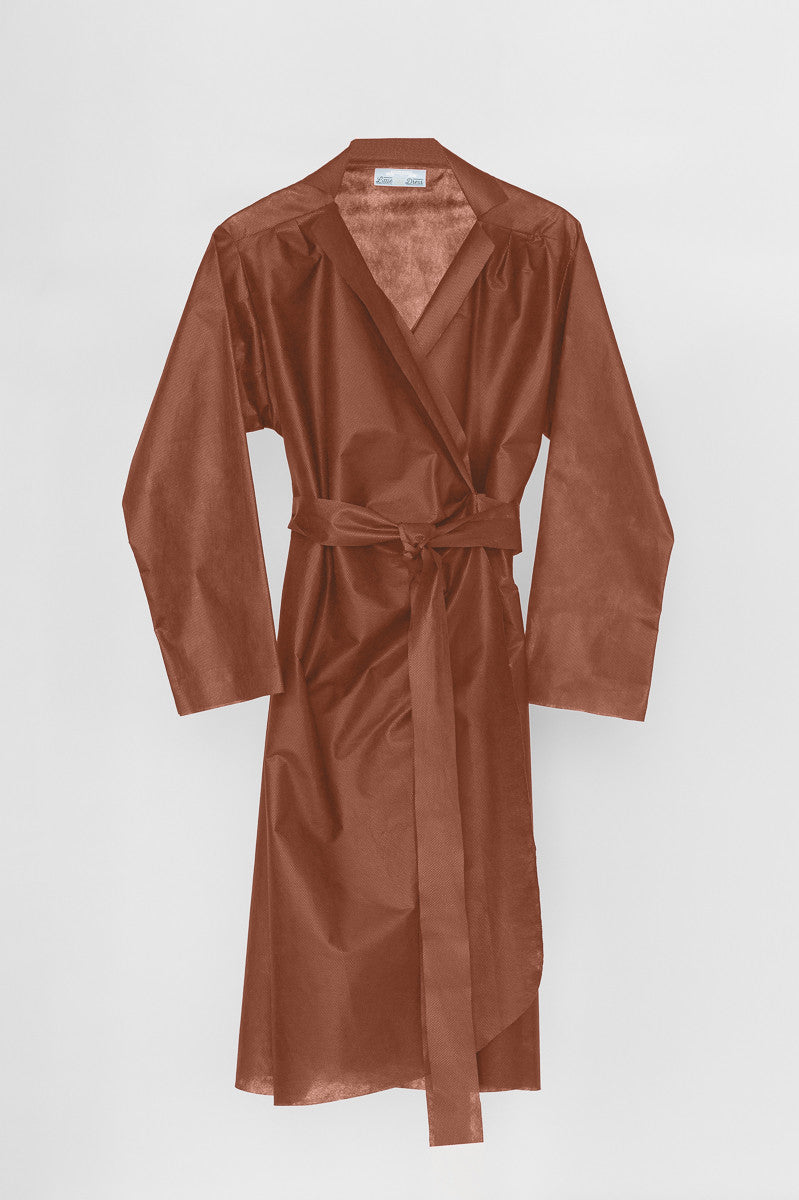 Little Tan Long Sleeve Wrap Dress - REUSABLE S/M / Mocha Little Tan Long Sleeve Wrap Dress - REUSABLE S/M / Mocha